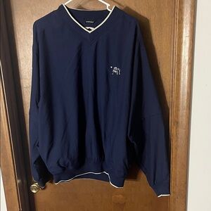 Sun Mountain Dewpoint Golf Pullover Windbreaker Navy Blue Men’s Size M